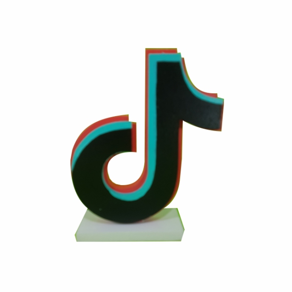 Tik Tok - Símbolo 3D 2